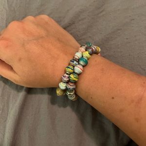 Handmade Double Beaded Braclet